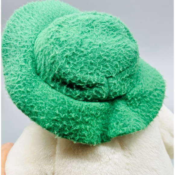 Eden The Snowman Plush Green Hat Scarf Vintage Raymond Briggs 11 inch - Picture 9 of 10